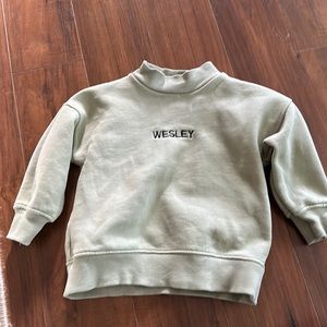 Customized Zara crewneck